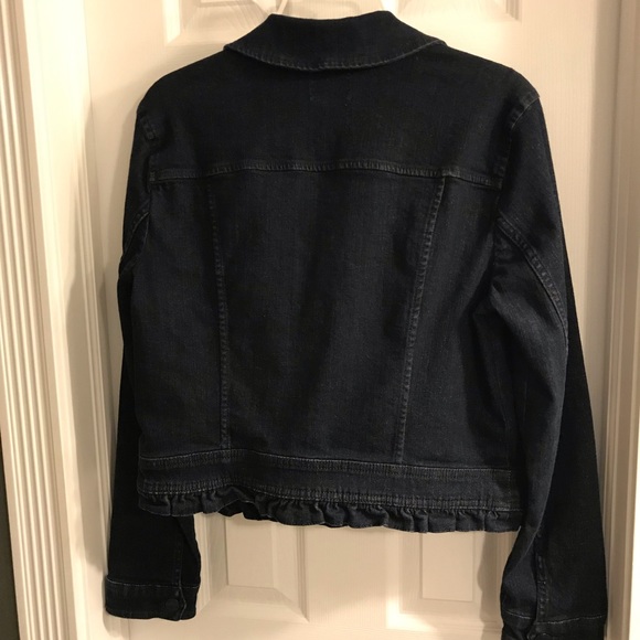 Elle Brand Jean Jacket, Size L - Picture 2 of 8
